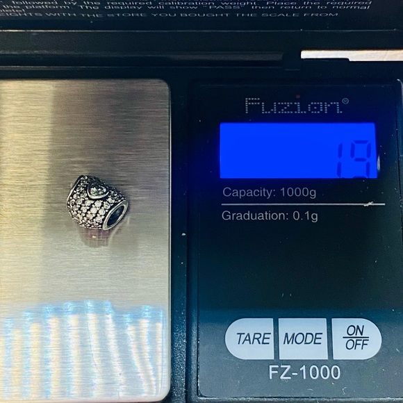 EUC Pandora 791168CZ Sterling Silver In My Heart Charm w/ Clear Zirconia - Picture 8 of 8